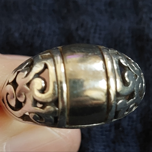 Brighton Gold and Silver Ornate Ring, Size 8. - Picture 2 of 5